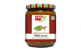 Add me Heeng Mango Pickle (Oil Free)  Glass Jar  500 grams